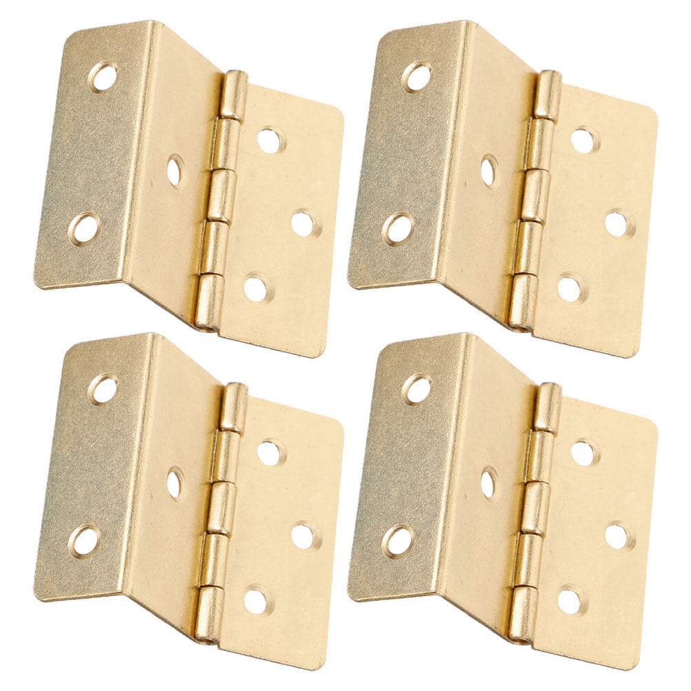 Vintage Furniture Hardware Replacement - 4Pcs Vintage Tri-Fold Hinges Iron Retro