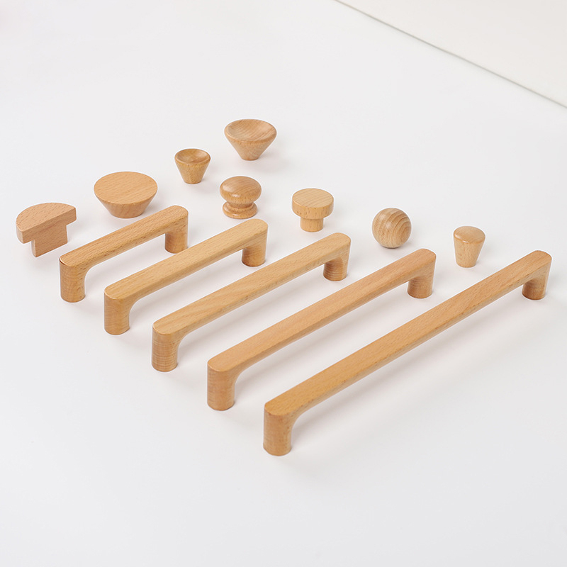 Nordic Wooden Furniture Handle - Furniture Hardware Drawer Pulls review and price