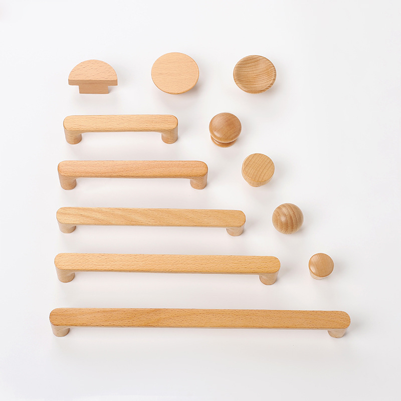 Nordic Wooden Furniture Handle - Furniture Hardware Drawer Pulls review and price