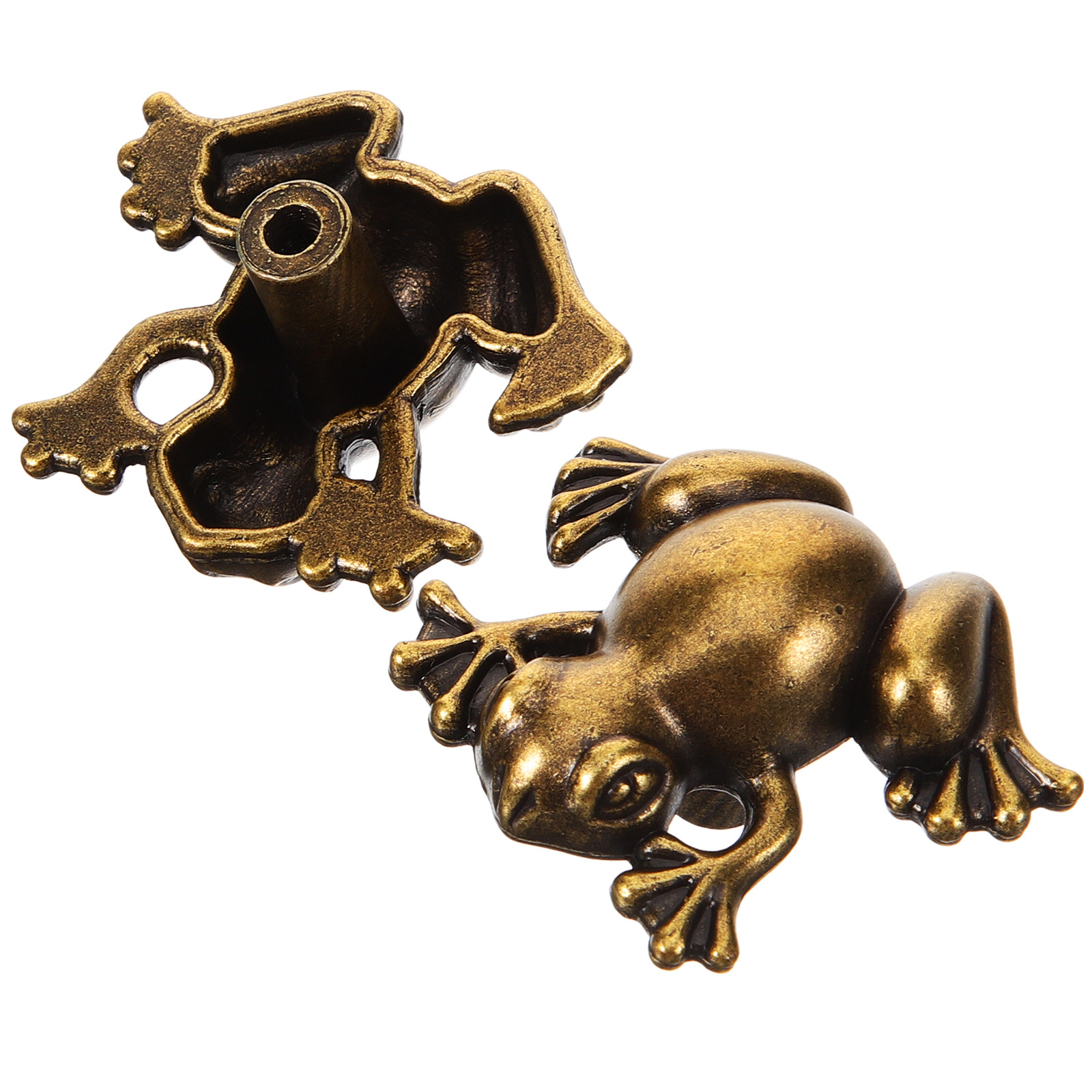 2Pcs Frog Shape Door Handle Vi - Vintage Furniture Hardware Replacement review and price