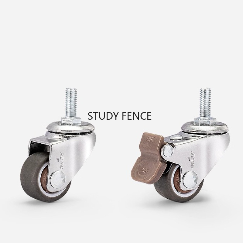 4pcs Silent Rubber Casters Rot - Used Furniture Hardware review and price