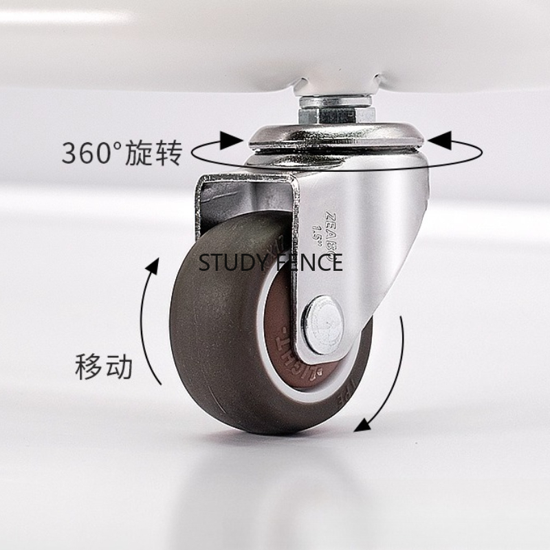 4pcs Silent Rubber Casters Rot - Used Furniture Hardware review and price