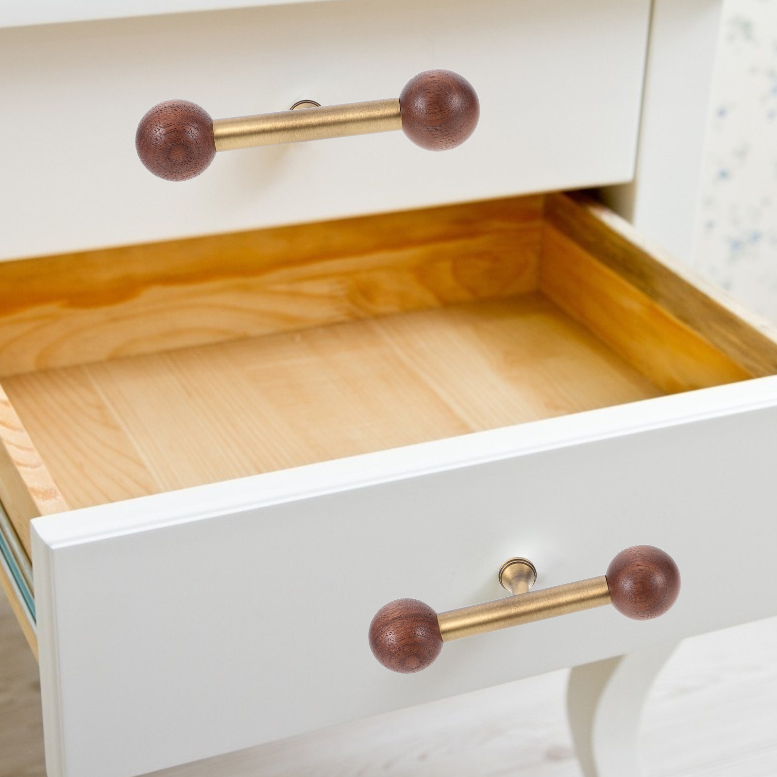 Wooden Core Brass Finish Vinta - Vintage Furniture Hardware Replacement review and price