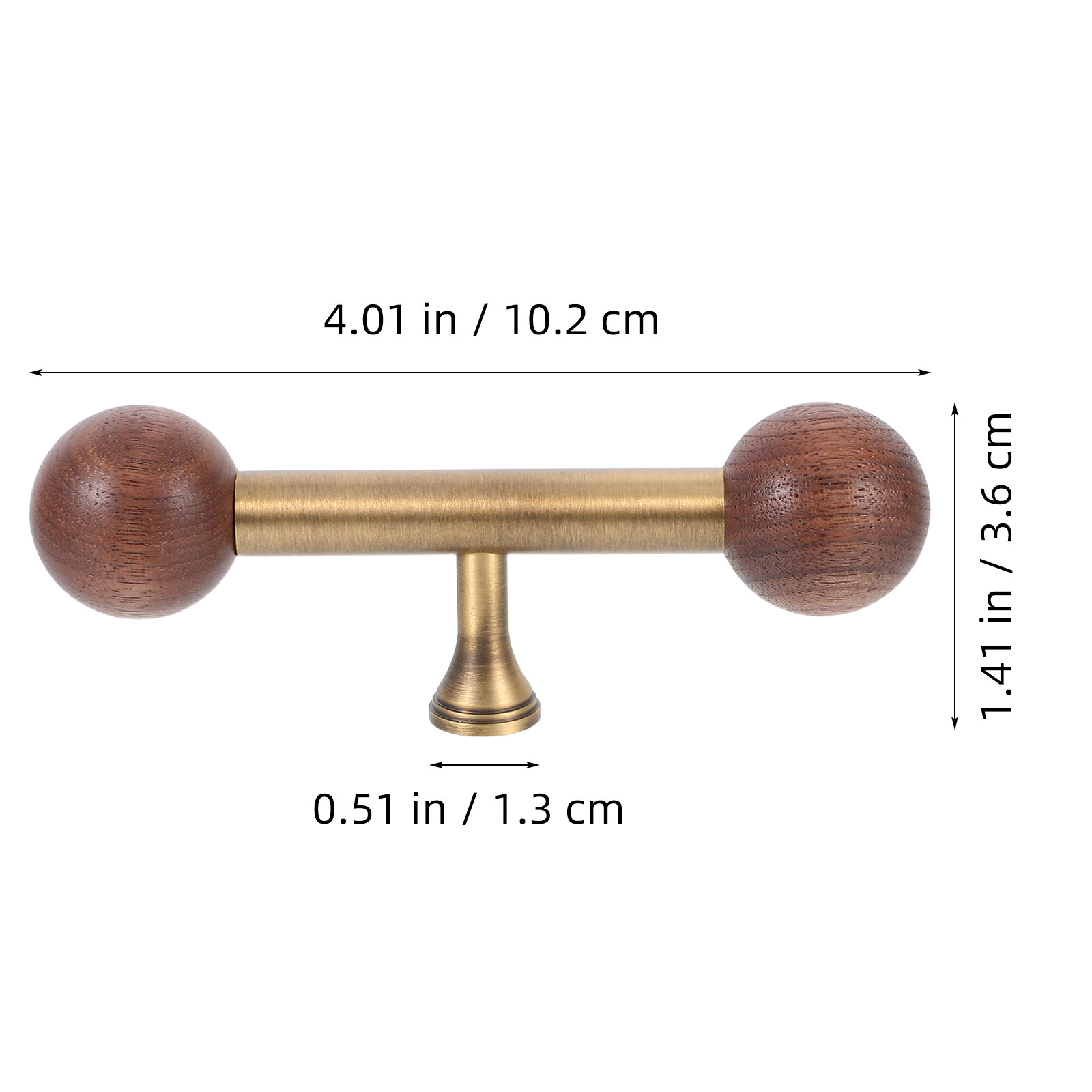 Wooden Core Brass Finish Vinta - Vintage Furniture Hardware Replacement review and price