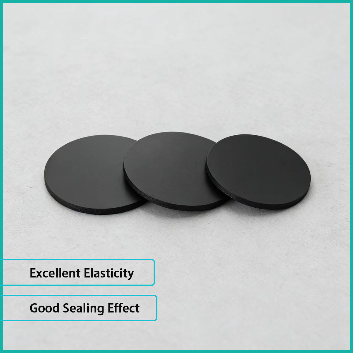 Thick 1/1.5/2/3/4mm black rubb - Used Furniture Hardware review and price