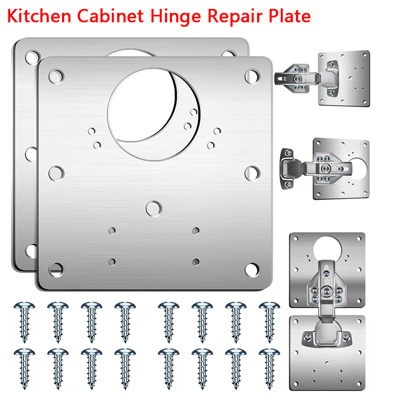 2/10Pcs Sets Hinge Repair Plat - Furniture Hardware Fixing Screws review and price