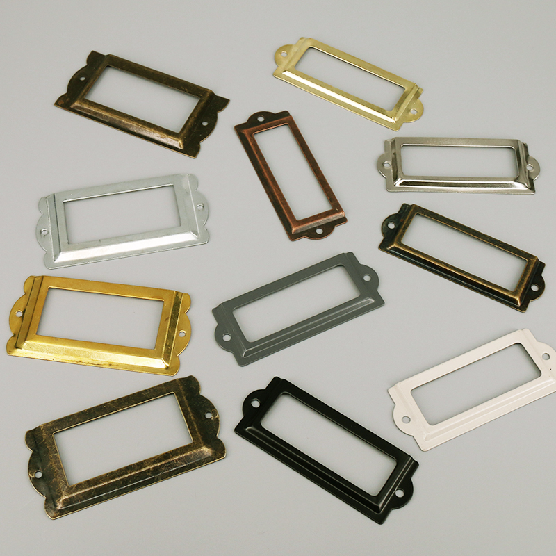 4PCS Antique Iron Tag Label Fr - Furniture Hardware Names review and price