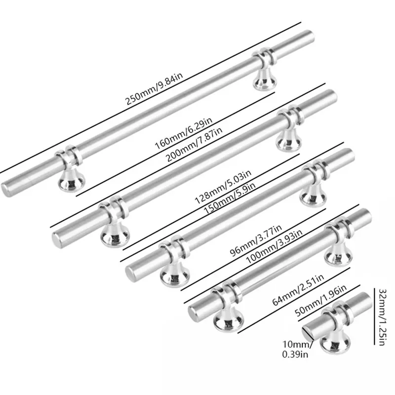 6pack Stainless Steel Cabinet  - Furniture Hardware Drawer Pulls review and price