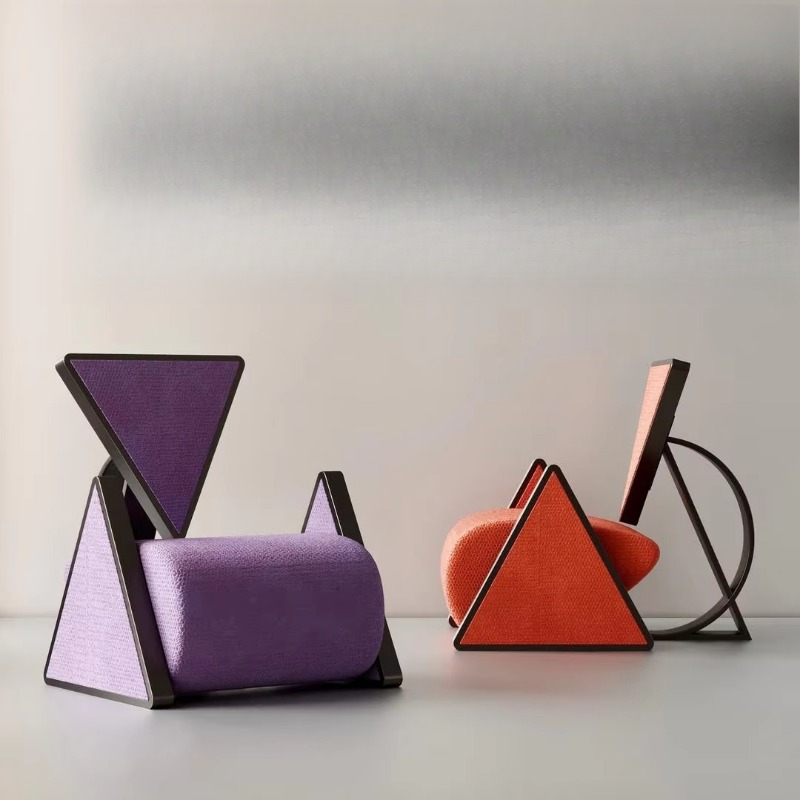 Modern metal triangular lounge - Used Furniture Hardware review and price