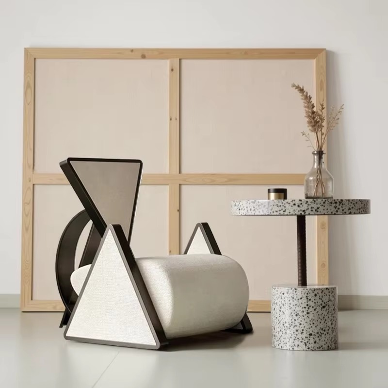 Modern metal triangular lounge - Used Furniture Hardware review and price