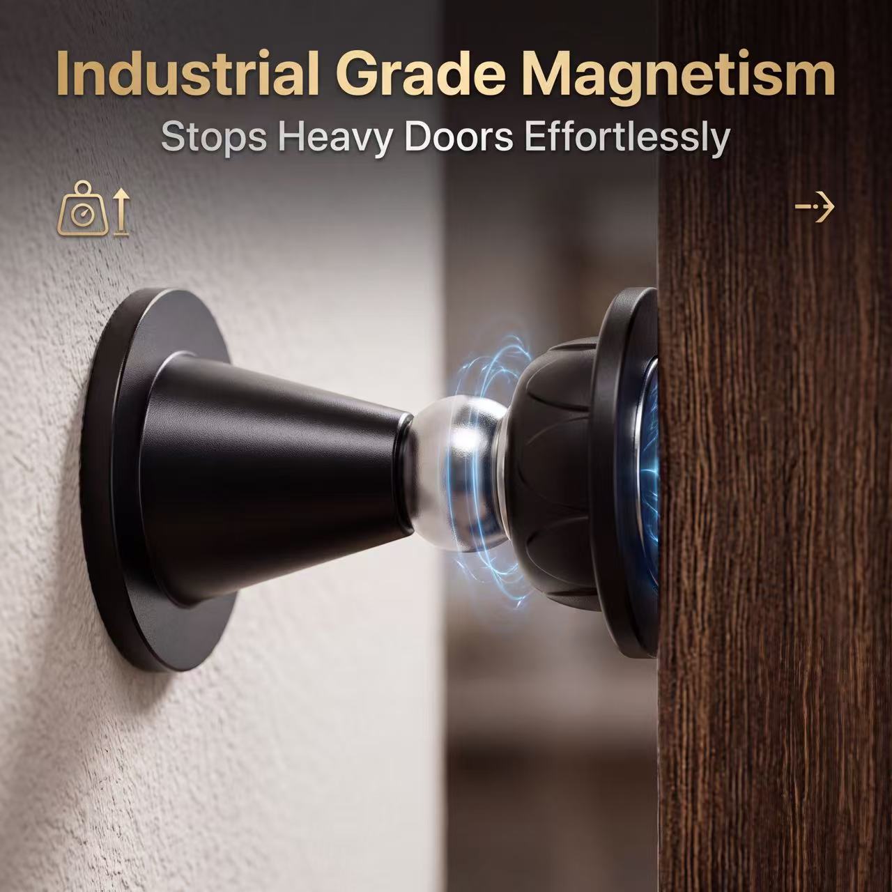 Drill‑Free Magnetic Door Stopp - Magnetic Catch Door review and price