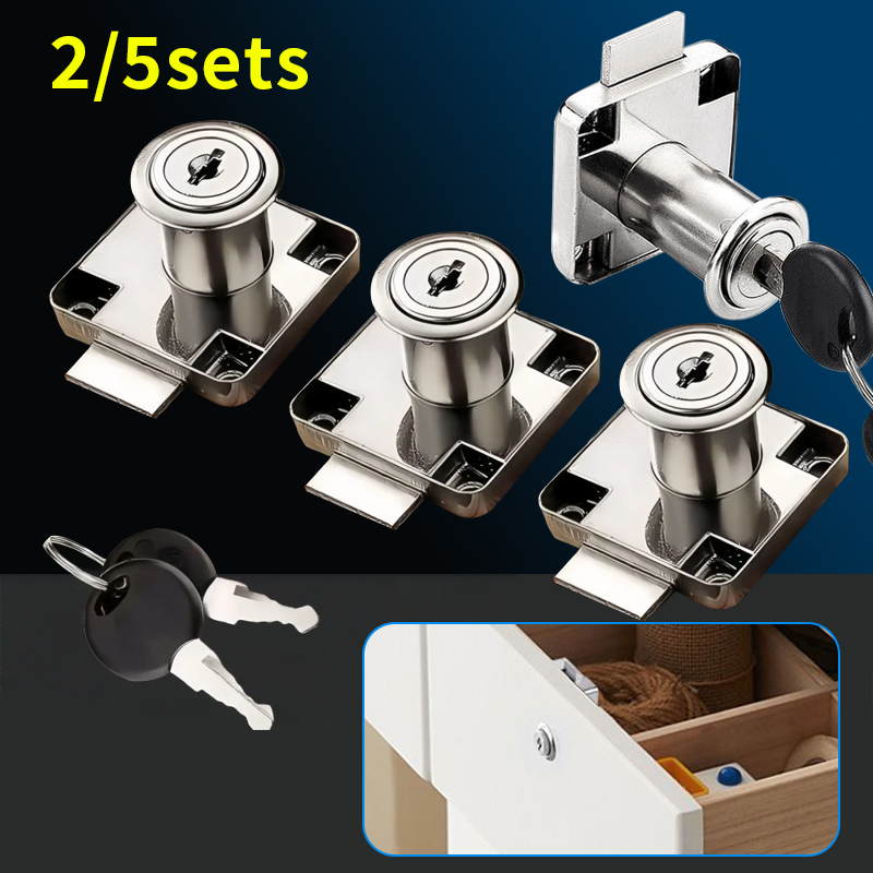 2/5 Sets of Drawer Locks with  - Used Furniture Hardware review and price