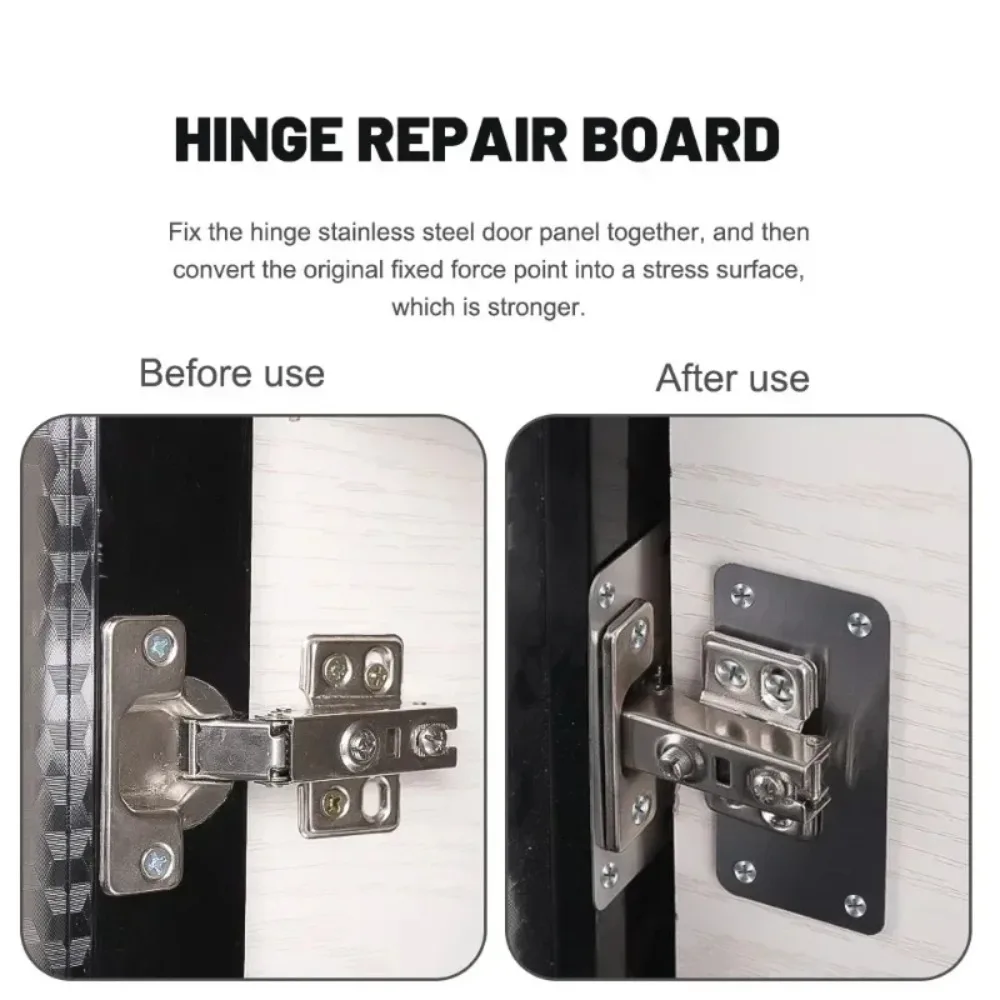 10/1Pairs Hinge Repair Plate K - Furniture Hardware Fixing Screws review and price