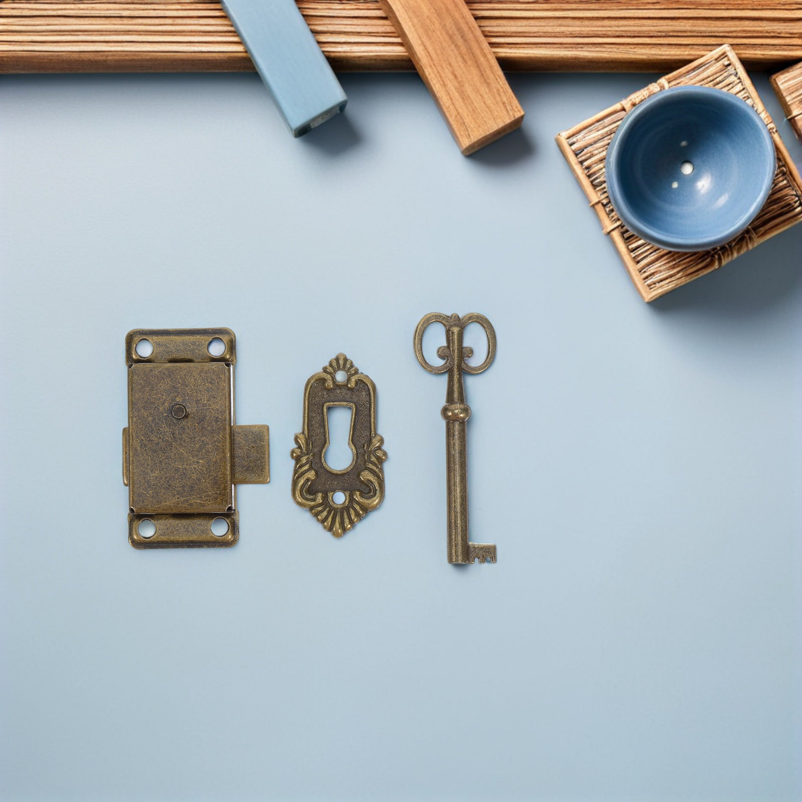 4Sets Retro Cabinet Lock Iron  - Vintage Furniture Hardware Replacement review and price