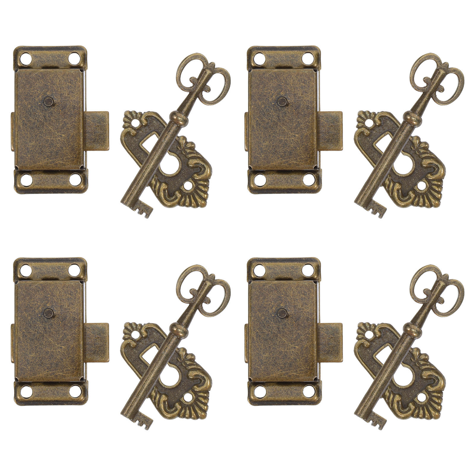 4Sets Retro Cabinet Lock Iron  - Vintage Furniture Hardware Replacement review and price