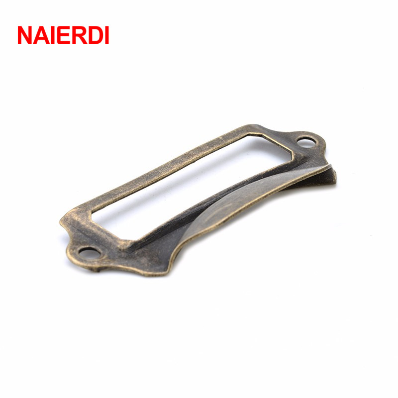 NAIERDI 5pcs Antique Brass Met - Furniture Hardware Names review and price