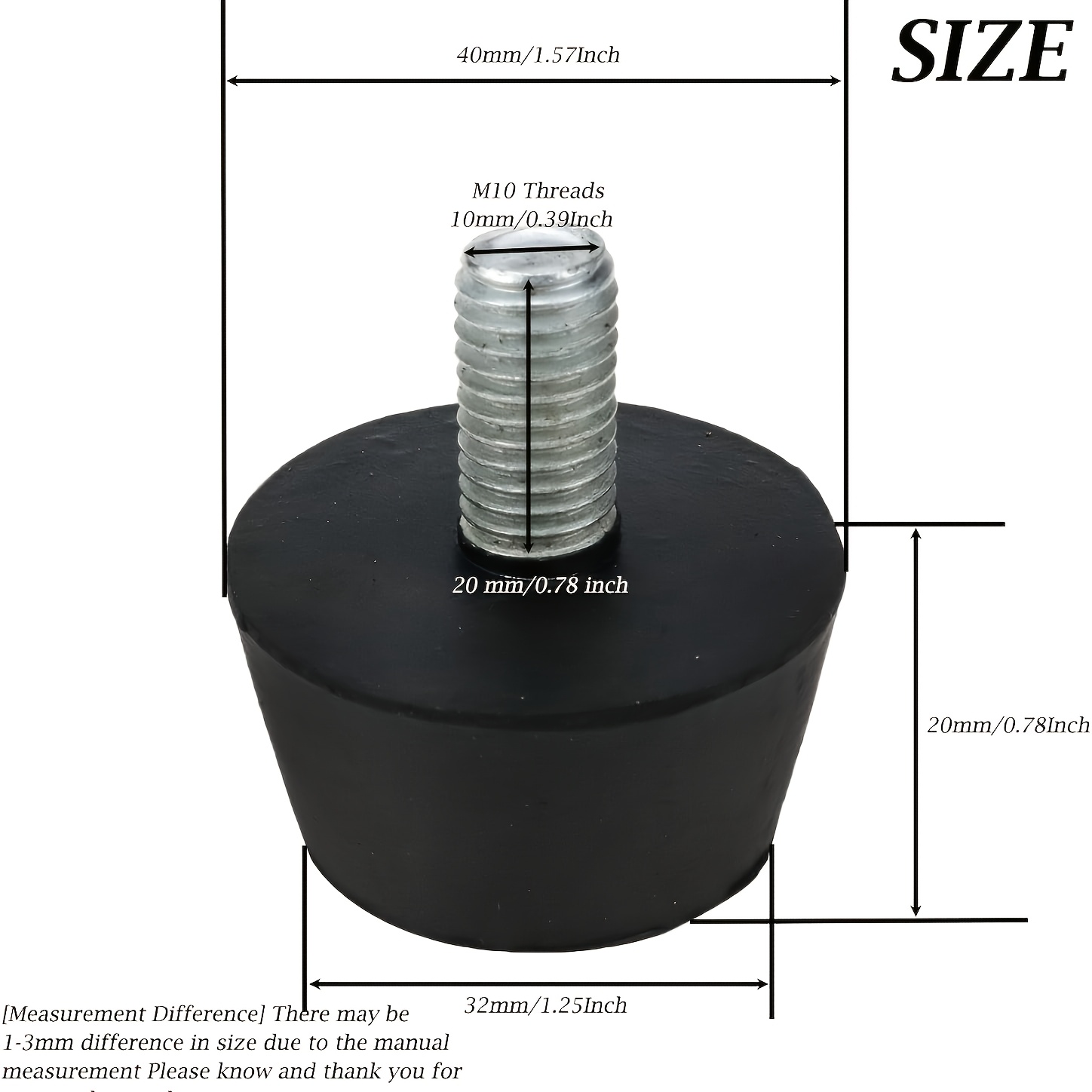 4Pcs Rubber Adjustable Feet Pa - Furniture Foot Pad review and price