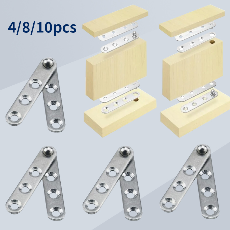 4/8/10 Pcs Rotating Hinges, Us - Used Furniture Hardware review and price
