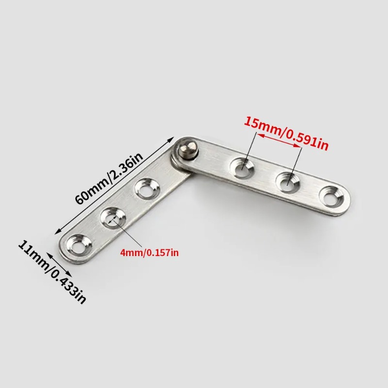 4/8/10 Pcs Rotating Hinges, Us - Used Furniture Hardware review and price
